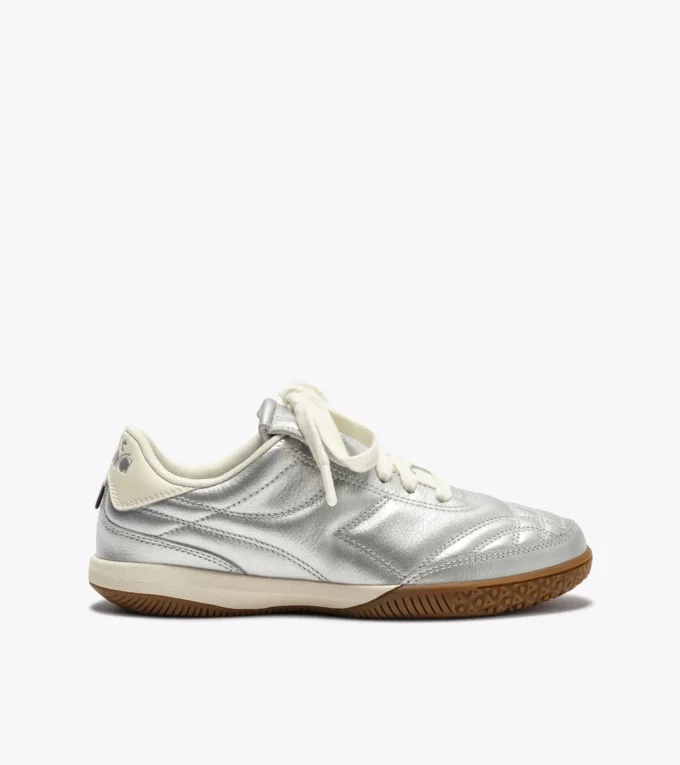 Adidași Gold Indoor Metallic Terrace din piele laminată