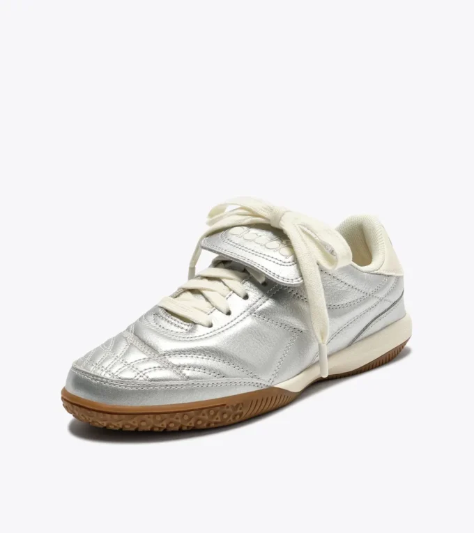 Adidași Gold Indoor Metallic Terrace din piele laminată