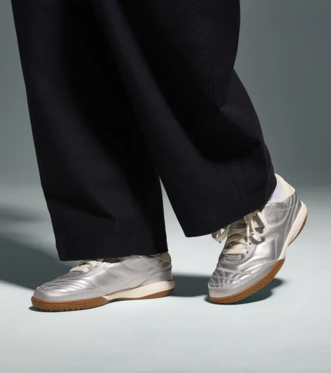 Adidași Gold Indoor Metallic Terrace din piele laminată