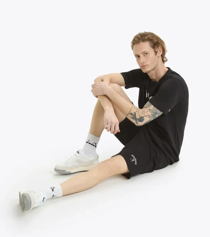 Bermuda Athl. Logo Bermude din bumbac French Terry – Unisex