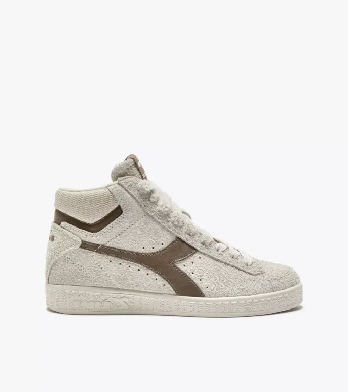 Game High Suede Waxed Adidași retro de tenis cu talpă înaltă Game High Suede Waxed Adidași retro de tenis cu talpă înaltă