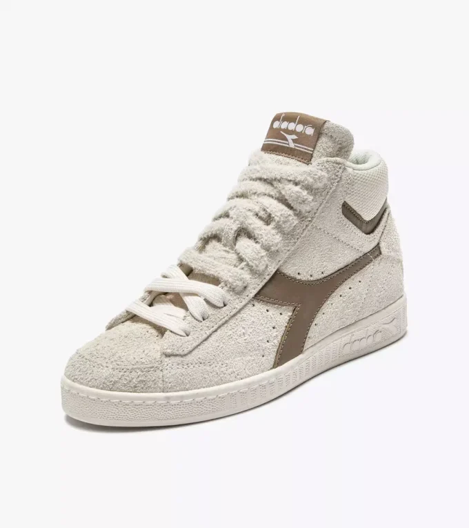 Game High Suede Waxed Adidași retro de tenis cu talpă înaltă Game High Suede Waxed Adidași retro de tenis cu talpă înaltă