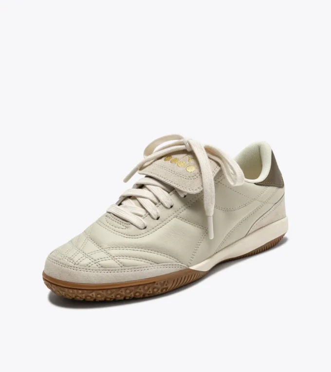 Gold Indoor Metal Adidași din piele în stil terrace Gold Indoor Metal Adidași din piele în stil terrace