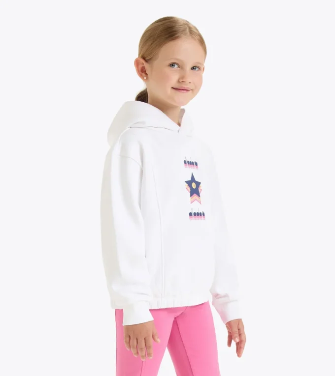 Hanorac cu glugă Logo Hoodie – Croială confortabilă – Fete Hanorac cu glugă Logo Hoodie – Croială confortabilă – Fete