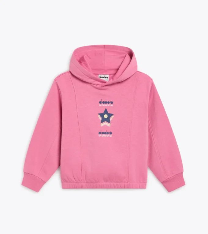 Hanorac cu glugă Logo Hoodie – Croială confortabilă – Fete Hanorac cu glugă Logo Hoodie – Croială confortabilă – Fete