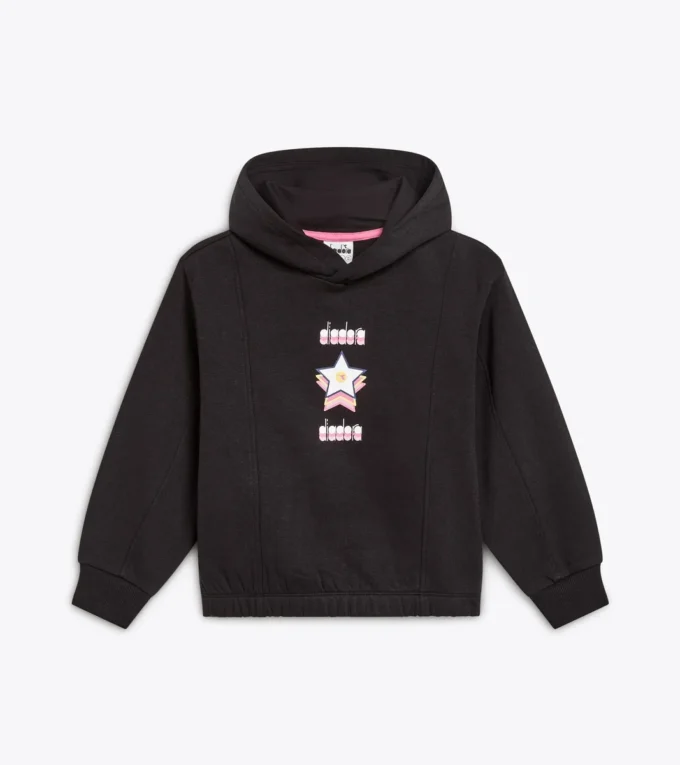 Hanorac cu glugă Logo Hoodie – Croială confortabilă – Fete Hanorac cu glugă Logo Hoodie – Croială confortabilă – Fete