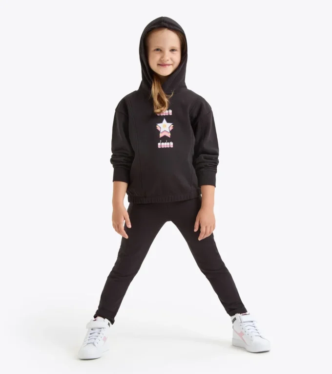 Hanorac cu glugă Logo Hoodie – Croială confortabilă – Fete Hanorac cu glugă Logo Hoodie – Croială confortabilă – Fete