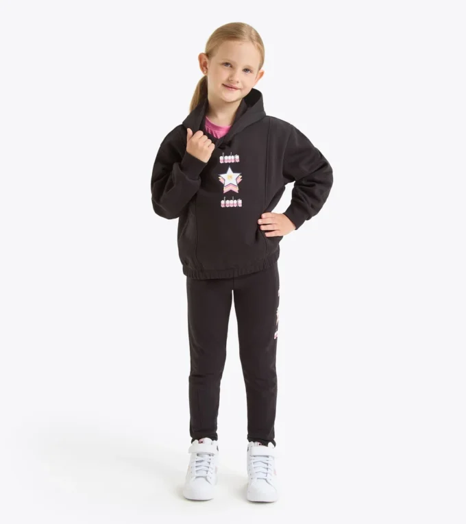 Hanorac cu glugă Logo Hoodie – Croială confortabilă – Fete Hanorac cu glugă Logo Hoodie – Croială confortabilă – Fete