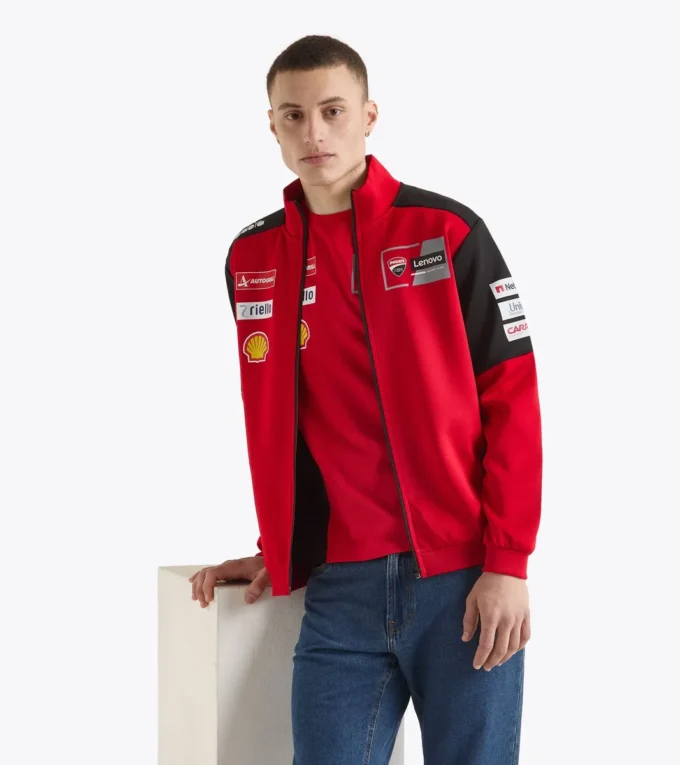 Hanorac sportiv Ducati Replica Mgp25 cu fermoar integral Hanorac sportiv Ducati 2025 MotoGP replica cu fermoar integral Hanorac sportiv Ducati Replica Mgp25 cu fermoar integral Hanorac sportiv Ducati 2025 MotoGP replica cu fermoar integral