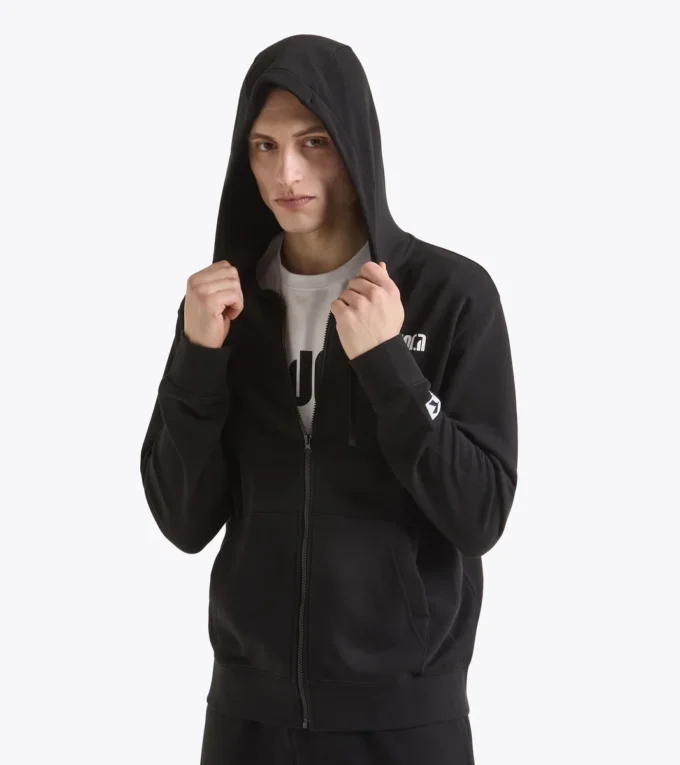 Hoodie Fz. Athl. Logo Hanorac cu glugă și fermoar Hoodie Fz. Athl. Logo Hanorac cu glugă și fermoar