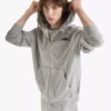 Hoodie Fz. Athl. Logo Hanorac cu glugă și fermoar Hoodie Fz. Athl. Logo Hanorac cu glugă și fermoar