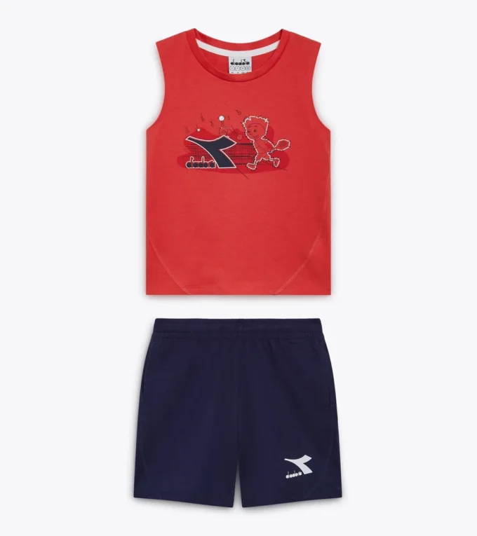 Jb. Set Sl Riddle Set sport – Maiou și pantaloni scurți – Băieți Jb. Set Sl Riddle Set sport – Maiou și pantaloni scurți – Băieți