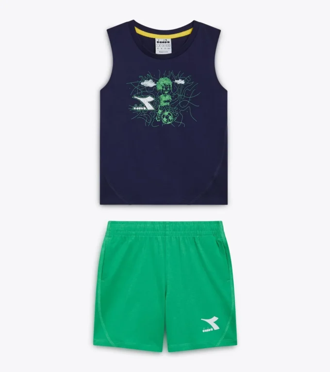 Jb. Set Sl Riddle Set sport – Maiou și pantaloni scurți – Băieți Jb. Set Sl Riddle Set sport – Maiou și pantaloni scurți – Băieți