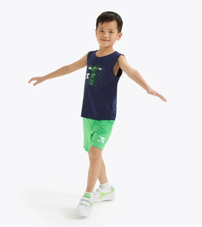 Jb. Set Sl Riddle Set sport – Maiou și pantaloni scurți – Băieți Jb. Set Sl Riddle Set sport – Maiou și pantaloni scurți – Băieți