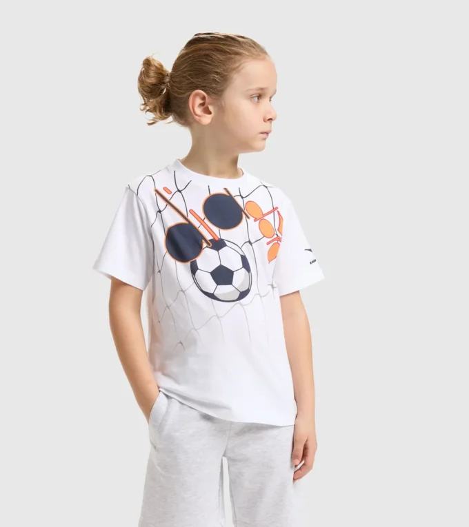 Jb.T-Shirt Ss Diadora Fc Tricou sport din bumbac – Băieți Jb.T-Shirt Ss Diadora Fc Tricou sport din bumbac – Băieți