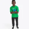 Jb. T-Shirt Ss Fregio Tricou cu logo contrastant – Băieți Jb. T-Shirt Ss Fregio Tricou cu logo contrastant – Băieți