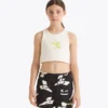 Jg. Crop Top Smile Logo T-shirt cropped logo – Fete Jg. Crop Top Smile Logo T-shirt cropped logo – Fete