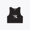 Jg. Crop Top Smile Logo T-shirt cropped logo – Fete