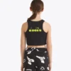 Jg. Crop Top Smile Logo T-shirt cropped logo – Fete