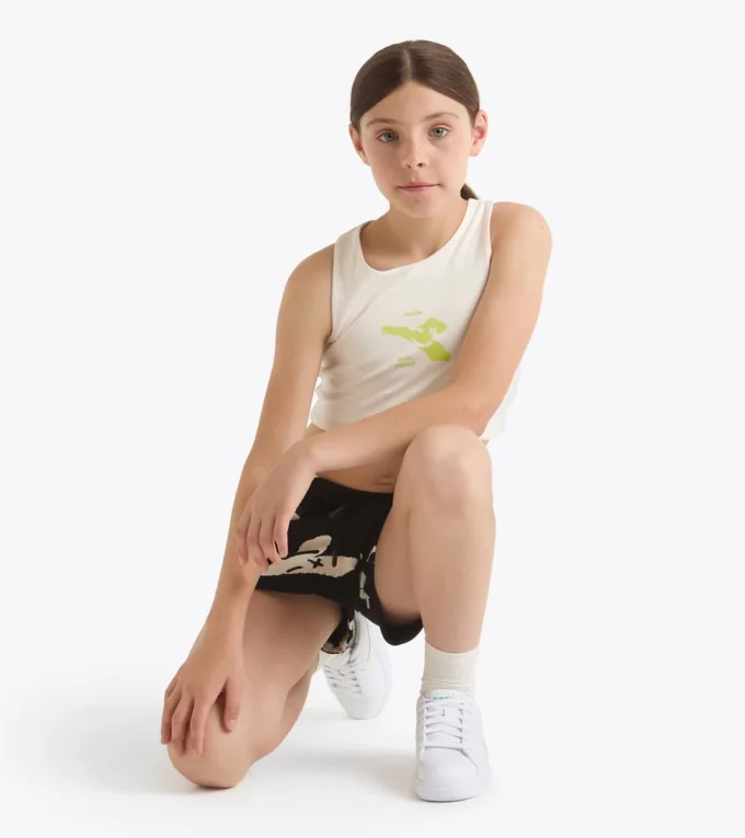 Jg. Crop Top Smile Logo T-shirt cropped logo – Fete Jg. Crop Top Smile Logo T-shirt cropped logo – Fete