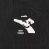 Jg. Crop Top Smile Logo T-shirt cropped logo – Fete