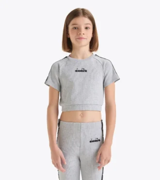 Jg. Crop Top Tape Crop top cu nervuri – Fete