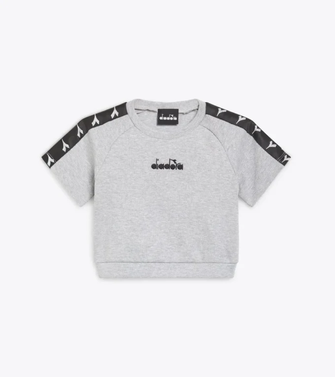 Jg. Crop Top Tape Crop top cu nervuri – Fete Jg. Crop Top Tape Crop top cu nervuri – Fete