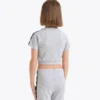 Jg. Crop Top Tape Crop top cu nervuri – Fete Jg. Crop Top Tape Crop top cu nervuri – Fete