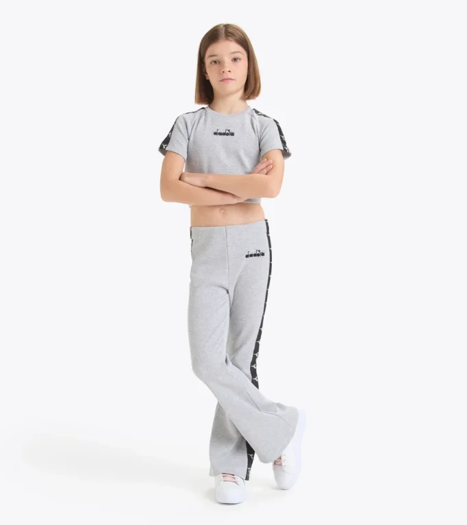 Jg. Crop Top Tape Crop top cu nervuri – Fete Jg. Crop Top Tape Crop top cu nervuri – Fete