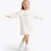 Jg. Dress Rhinestone Td Rochie căptușită cu fleece – Fete