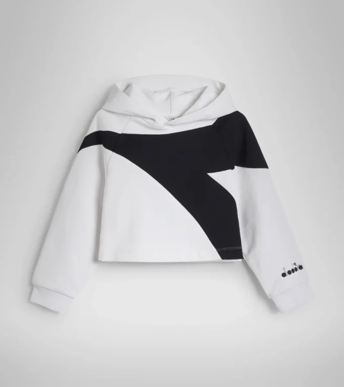 Jg.Hoodie Crop Power Logo Hanorac sport din bumbac – Fete Jg.Hoodie Crop Power Logo Hanorac sport din bumbac – Fete