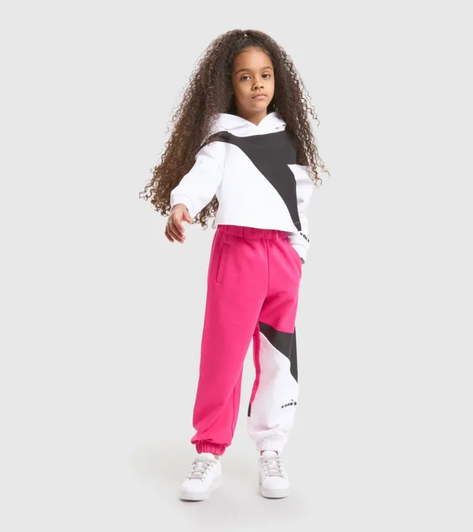 Jg.Hoodie Crop Power Logo Hanorac sport din bumbac – Fete Jg.Hoodie Crop Power Logo Hanorac sport din bumbac – Fete