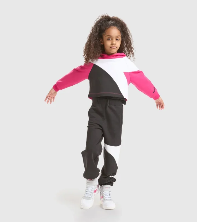 Jg.Hoodie Crop Power Logo Hanorac sport din bumbac – Fete Jg.Hoodie Crop Power Logo Hanorac sport din bumbac – Fete
