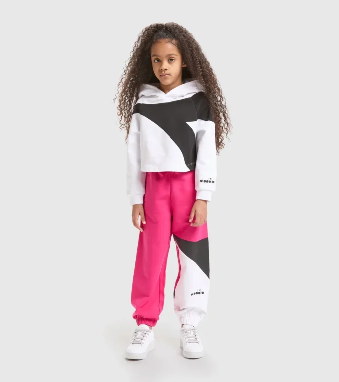Jg.Hoodie Crop Power Logo Hanorac sport din bumbac – Fete Jg.Hoodie Crop Power Logo Hanorac sport din bumbac – Fete