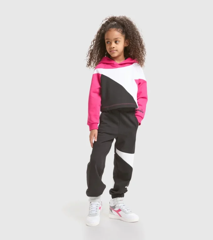 Jg.Hoodie Crop Power Logo Hanorac sport din bumbac – Fete Jg.Hoodie Crop Power Logo Hanorac sport din bumbac – Fete