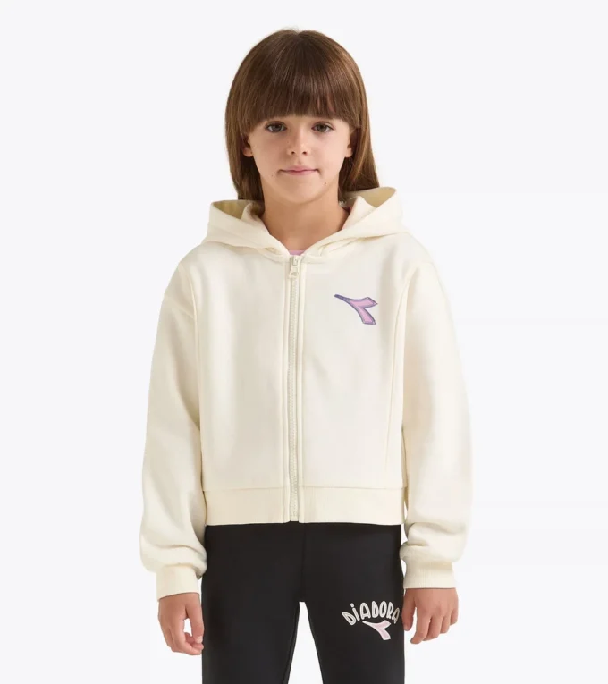 Jg. Hoodie Fz Hanorac cu logo – Croială normală – Fete