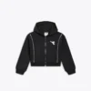 Jg. Hoodie Fz Hanorac cu logo – Croială normală – Fete