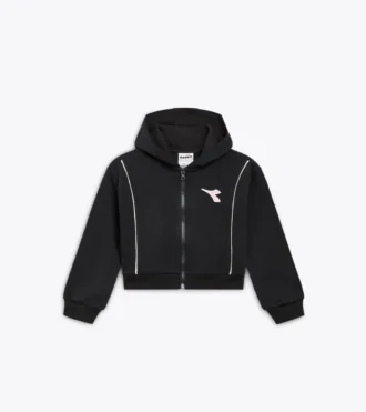 Jg. Hoodie Fz Hanorac cu logo – Croială normală – Fete