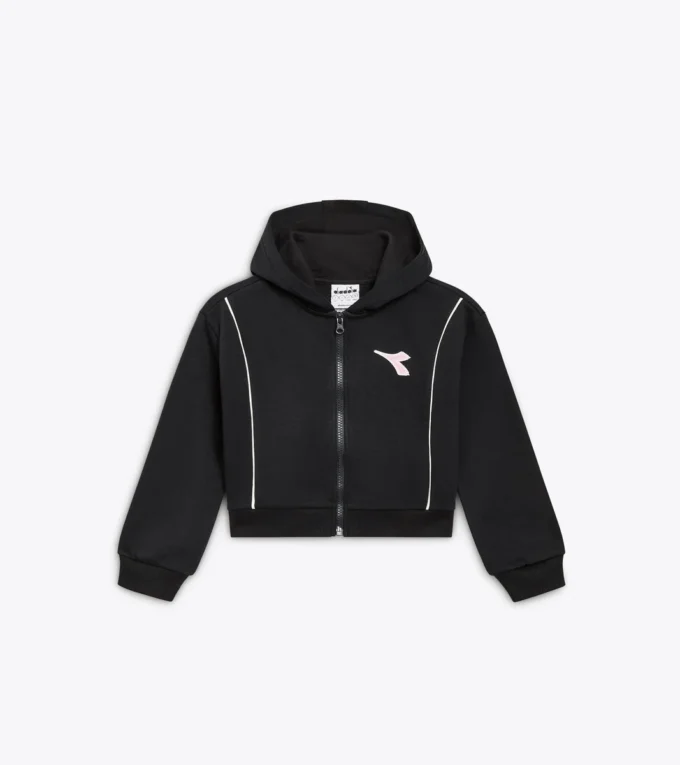 Jg. Hoodie Fz Hanorac cu logo – Croială normală – Fete