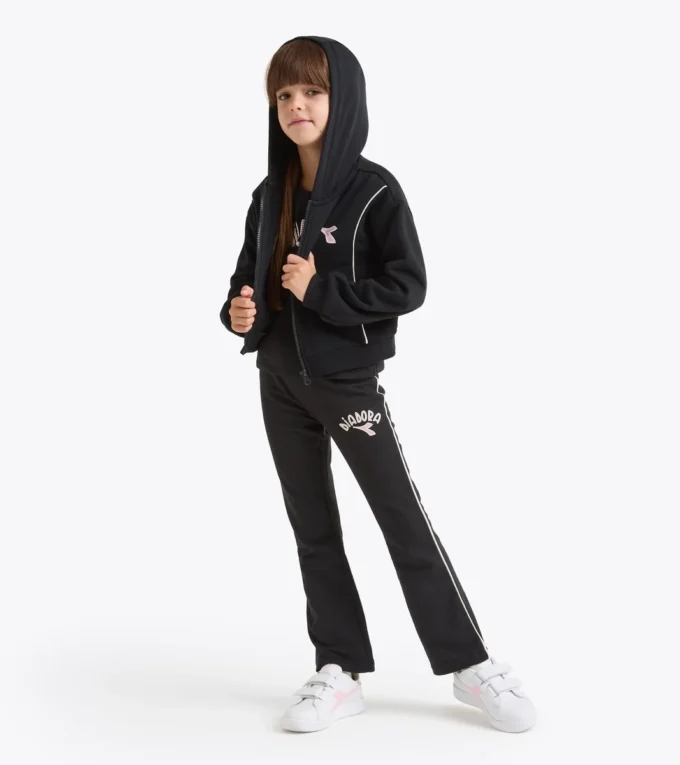 Jg. Hoodie Fz Hanorac cu logo – Croială normală – Fete