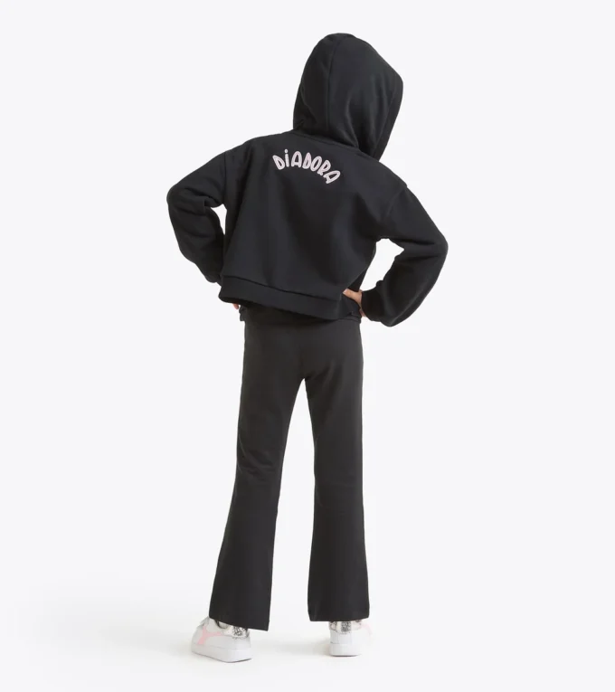 Jg. Hoodie Fz Hanorac cu logo – Croială normală – Fete