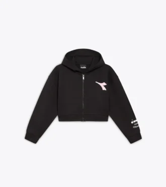 Jg. Hoodie Fz Pink Smile Hanorac cu glugă și detalii decolorate – Fete