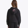 Jg. Hoodie Fz Pink Smile Hanorac cu glugă și detalii decolorate – Fete