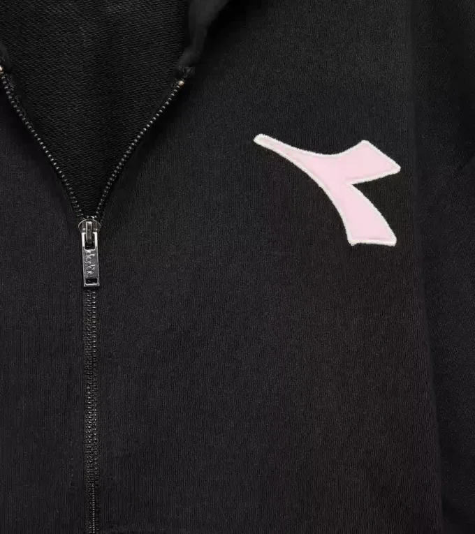 Jg. Hoodie Fz Pink Smile Hanorac cu glugă și detalii decolorate – Fete
