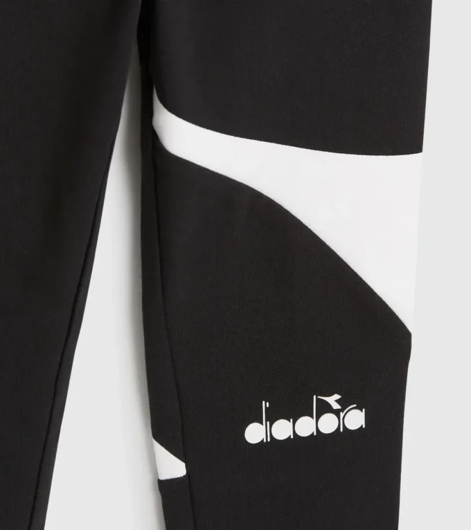Jg.Leggings Power Logo Colanți sport din bumbac elastic cu textură terry – Fete Jg.Leggings Power Logo Colanți sport din bumbac elastic cu textură terry – Fete