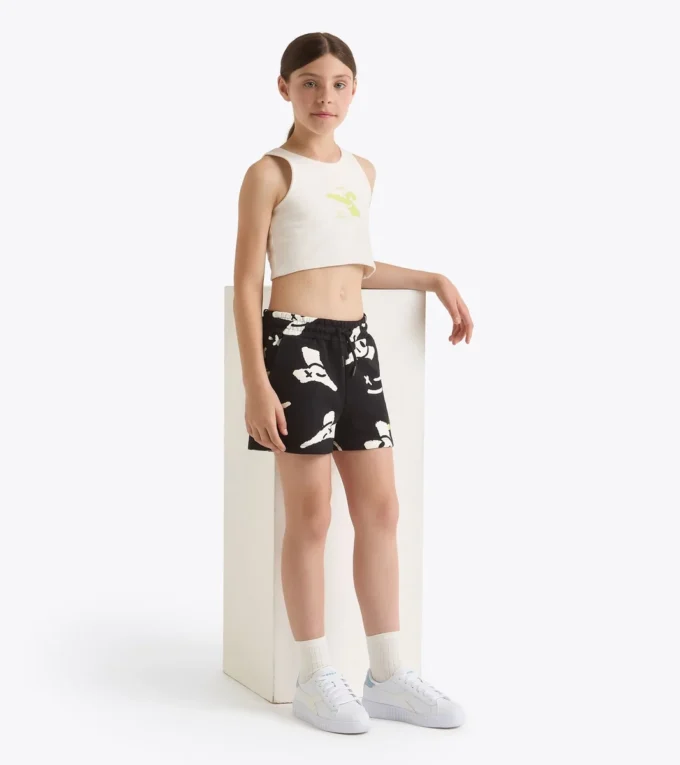 Jg. Pantaloni scurți Pantaloni scurți Smile Logo – Croială confortabilă – Fete