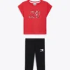 Jg. Set Ss Puzzles Set sport – Tricou și colanți – Fete Jg. Set Ss Puzzles Set sport – Tricou și colanți – Fete