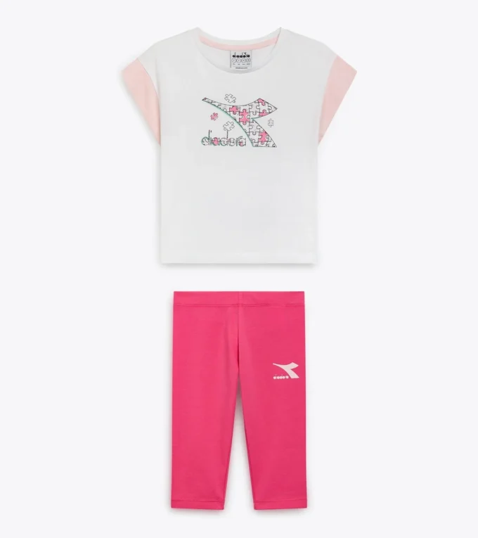 Jg. Set Ss Puzzles Set sport – Tricou și colanți – Fete Jg. Set Ss Puzzles Set sport – Tricou și colanți – Fete