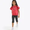 Jg. Set Ss Puzzles Set sport – Tricou și colanți – Fete Jg. Set Ss Puzzles Set sport – Tricou și colanți – Fete