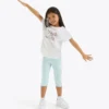 Jg. Set Ss Puzzles Set sport – Tricou și colanți – Fete Jg. Set Ss Puzzles Set sport – Tricou și colanți – Fete